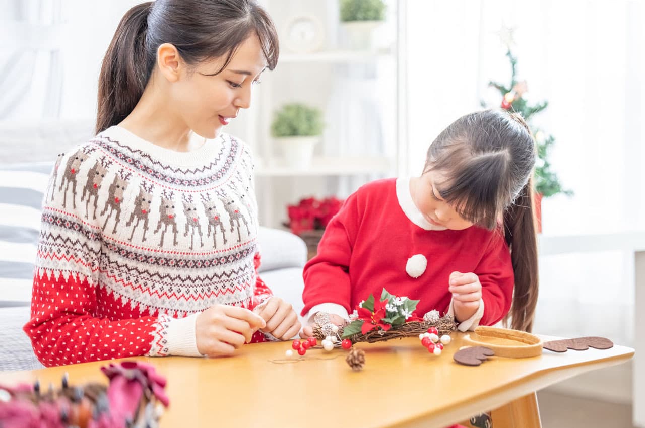 クリスマスを楽しむ